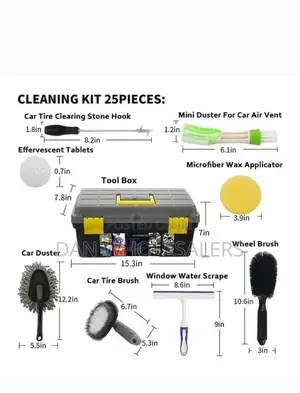 25 PCS Set,Power Scrubber,All Purpose Cleaning Kit