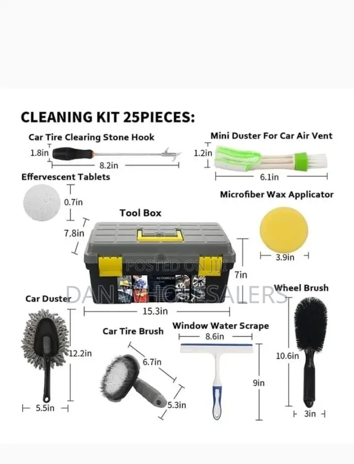 25 PCS Set,Power Scrubber,All Purpose Cleaning Kit