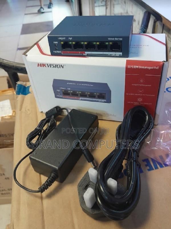 Hikvision 4-Ports 100mbps Poe Switch Full POE Switch - main view