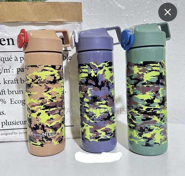 Plastic Water Bottle With Straw