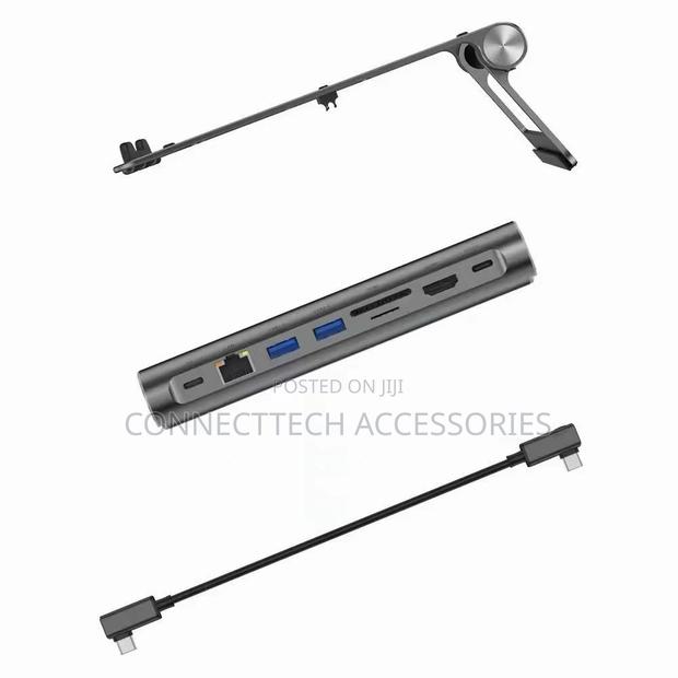 Wiwu Laptop Stand Hub 8in1 USB C Docking Station - thumbnail 2