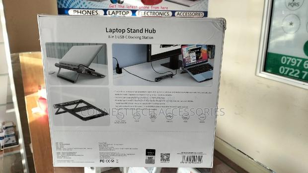 Wiwu Laptop Stand Hub 8in1 USB C Docking Station - thumbnail 7