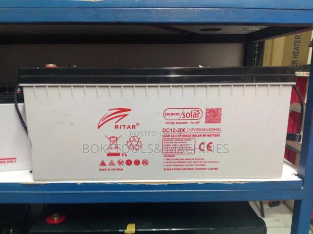 Ritar 12v200ah/20hr Lead Acid Storage Solar Battery - thumbnail 2
