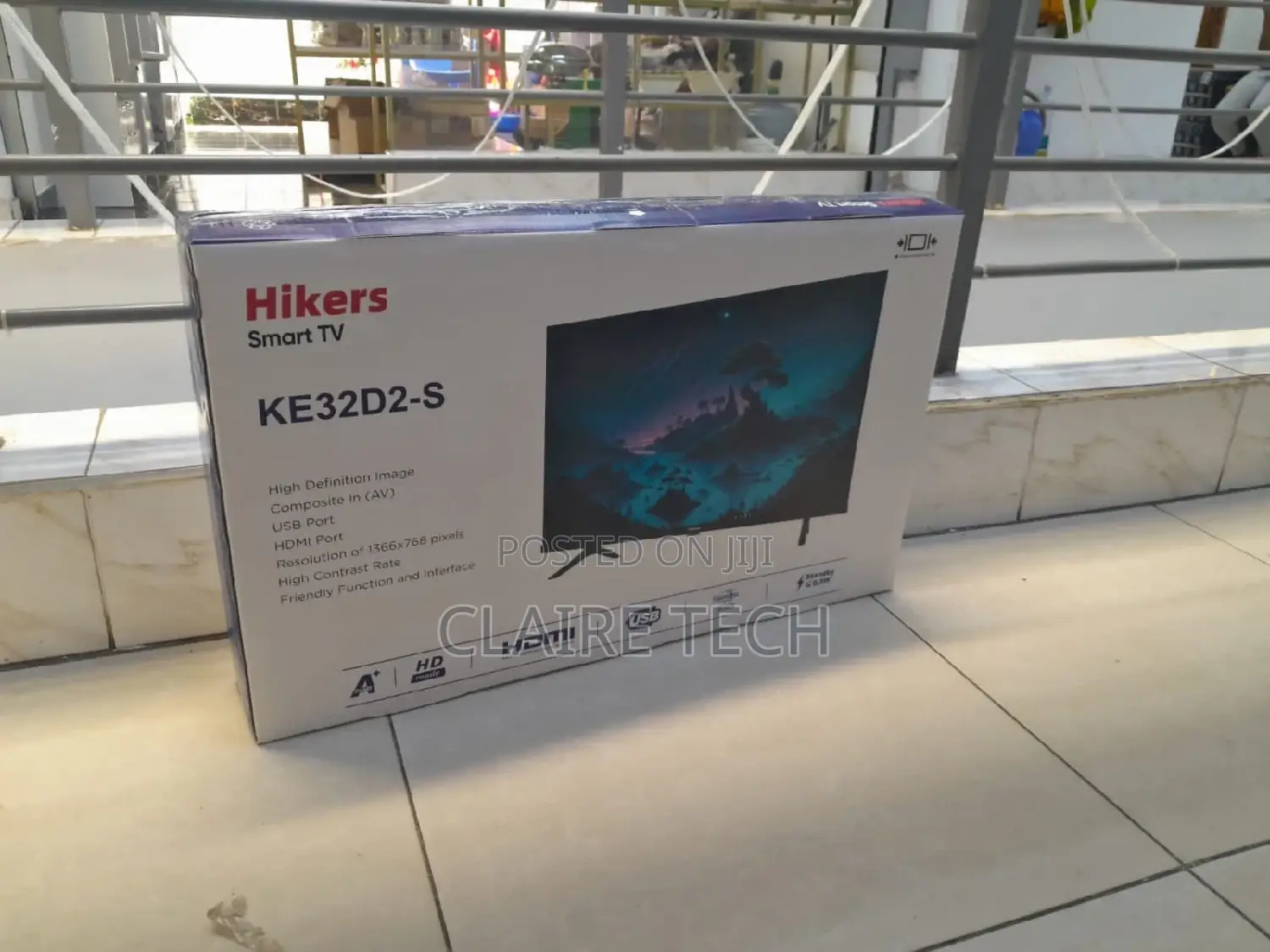 Hikers 32 Inches Smart Android Flameless Tv