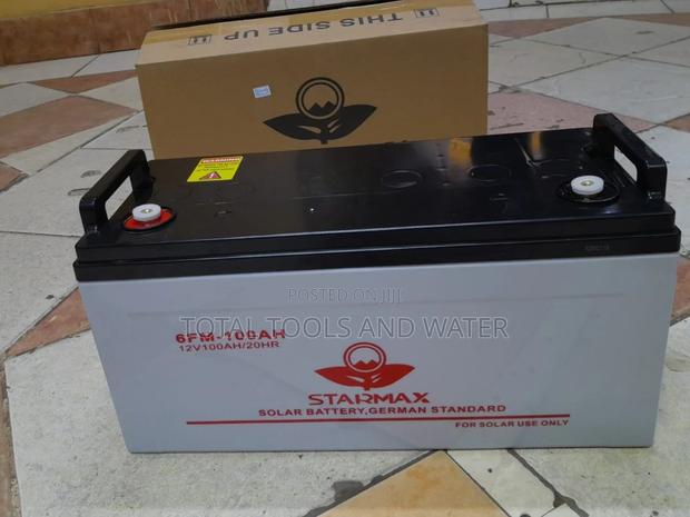 Effective German Standard 100ah Rechargeable Solar Battery - main view