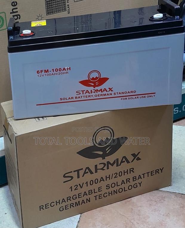 Strong Lasting 12V 100ah Rechargeable Solar Battery