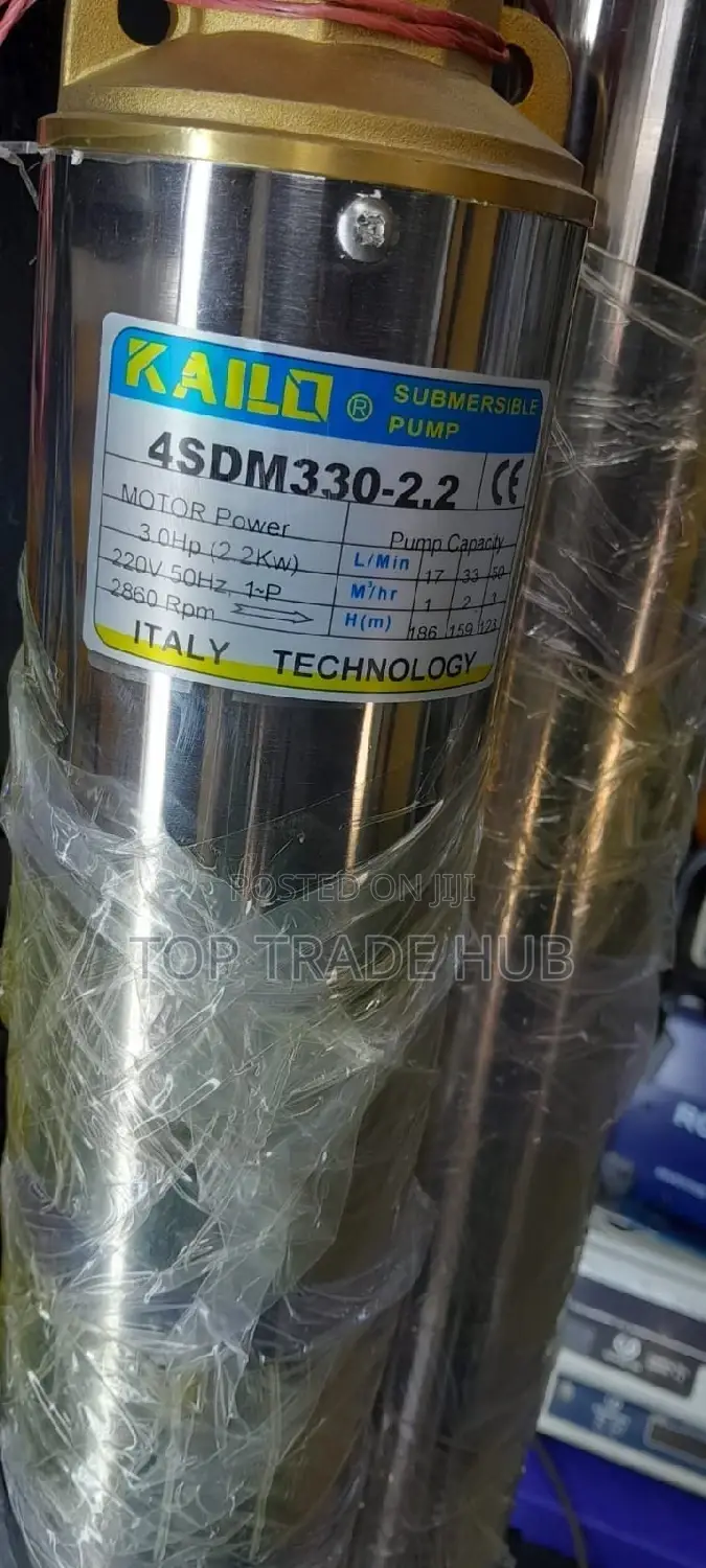 Italy Kailo Submersible Electric Pump 3.0hp 186m