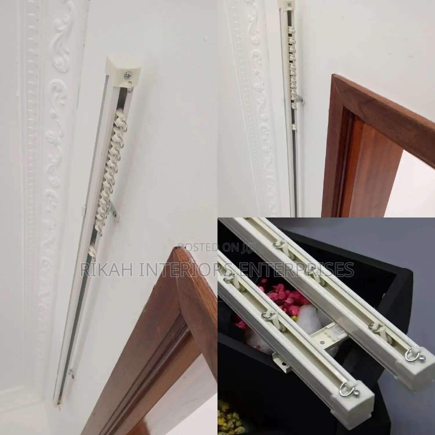 Aluminium Straight Track Rail Aluminium Track Curtain Rail