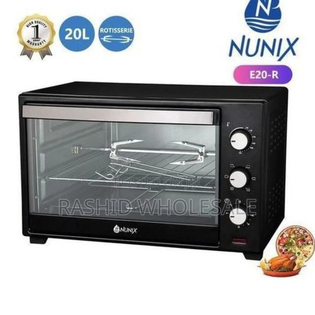 Nunix Deluxe Electric Microwave With Rotisserie Oven,
