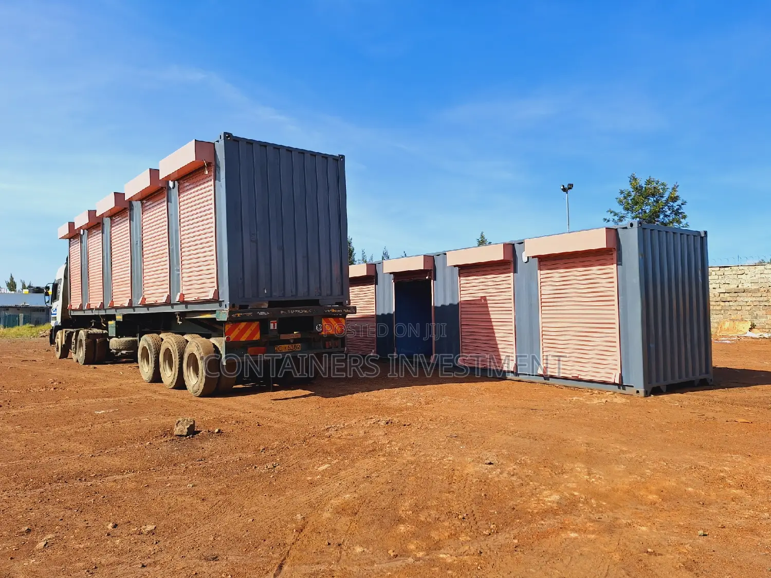40ft Container Stalls Done and Delivered to Kakamega. Swipe.