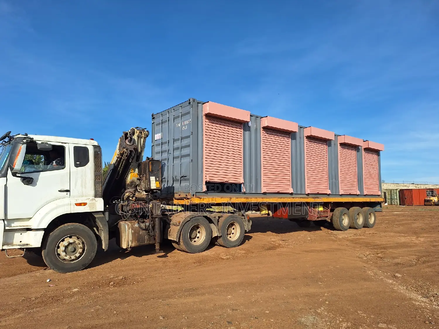 40ft Container Stalls Done and Delivered to Kakamega. Swipe.