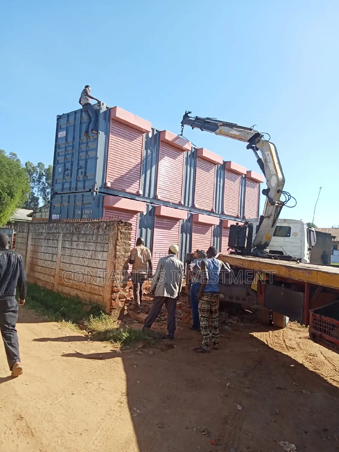40ft Container Stalls Done and Delivered to Kakamega. Swipe.