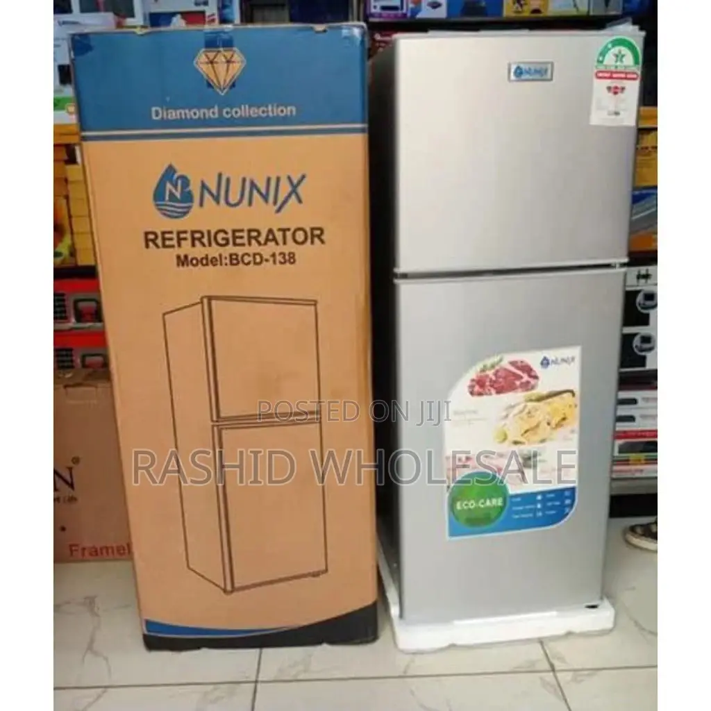 Fridge 138litres Nunix Double Door