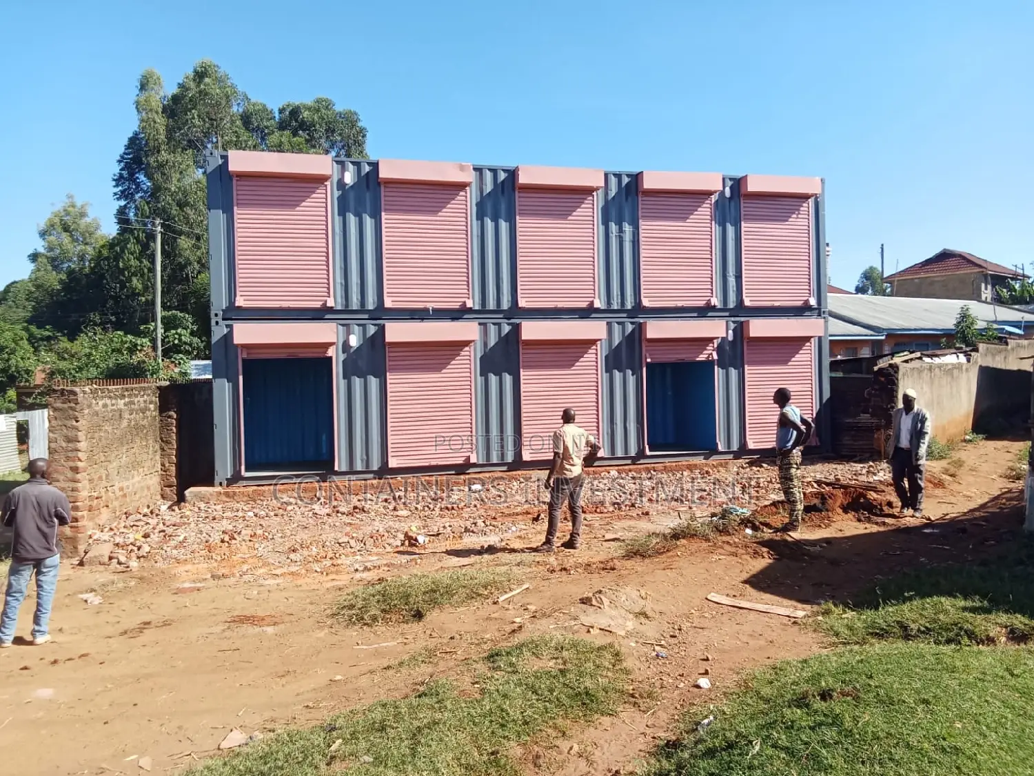 Container Stalls at Our Yard and at Client Site in Kakamega
