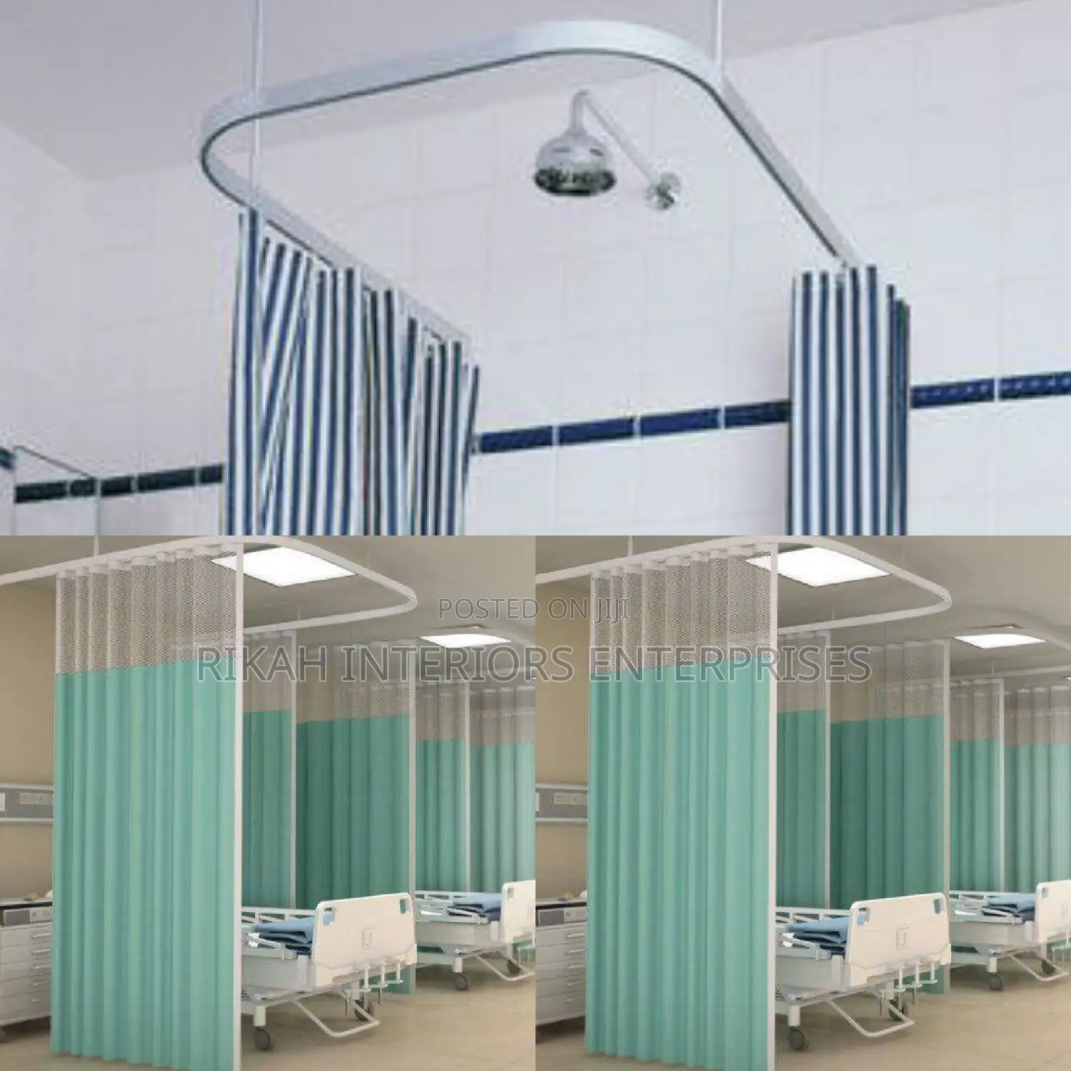 Aluminium Bendable Hospital Curtain Rails Bendable Rail