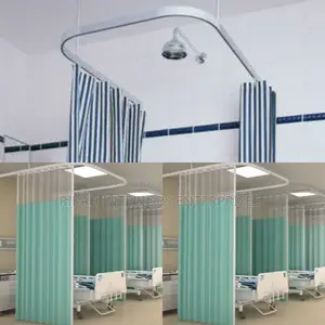 Aluminium Bendable Hospital Curtain Rails Bendable Rail