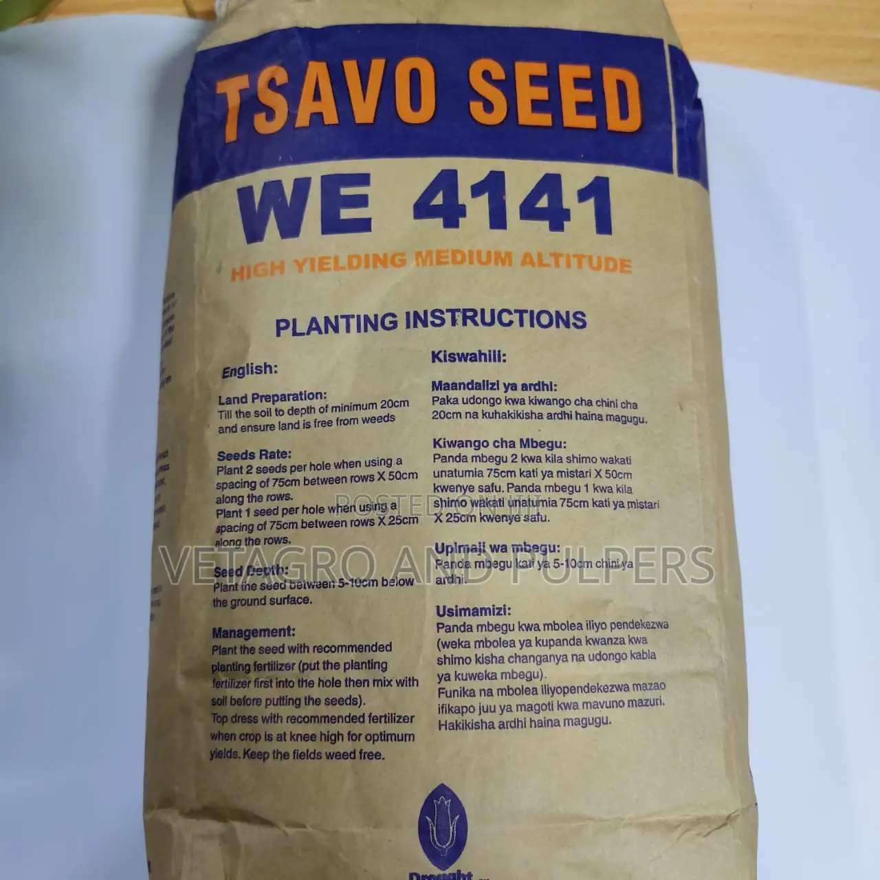 Hybrid Tsavo Maize Seed WE 4141