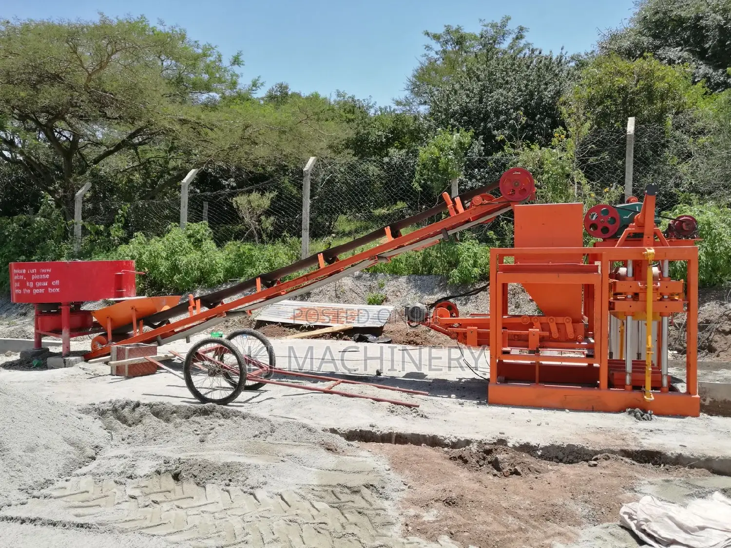 Semi Automatic Block Making Machine Three Phase