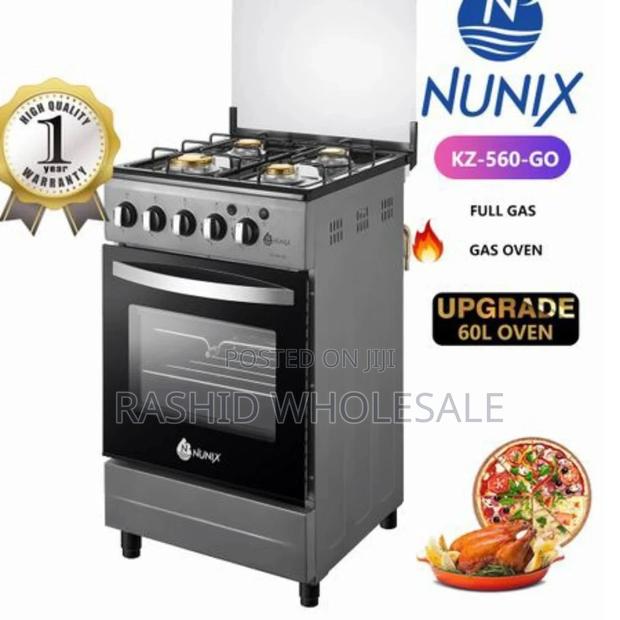 Nunix Cooker Full Gas.  Four Burner