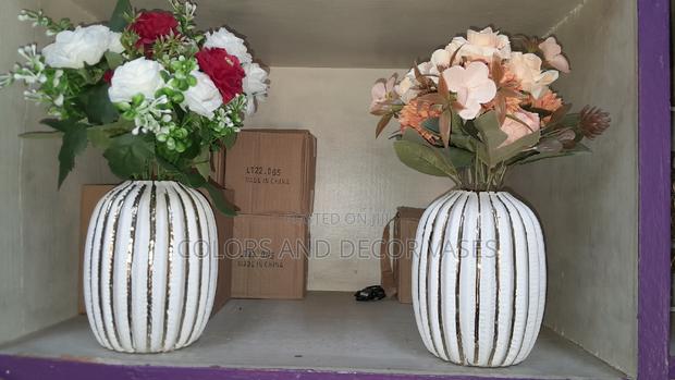 Ceramic Round Vases Alone - main view