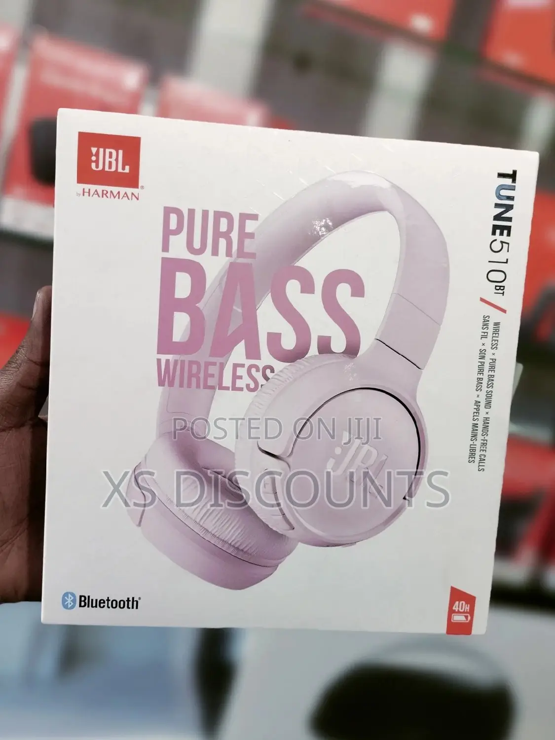 JBL Tune 510 Headphones Pink