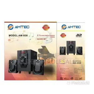 Amtec AM-808 Sub Woofer Sound System -BT/USB/FM-4,000