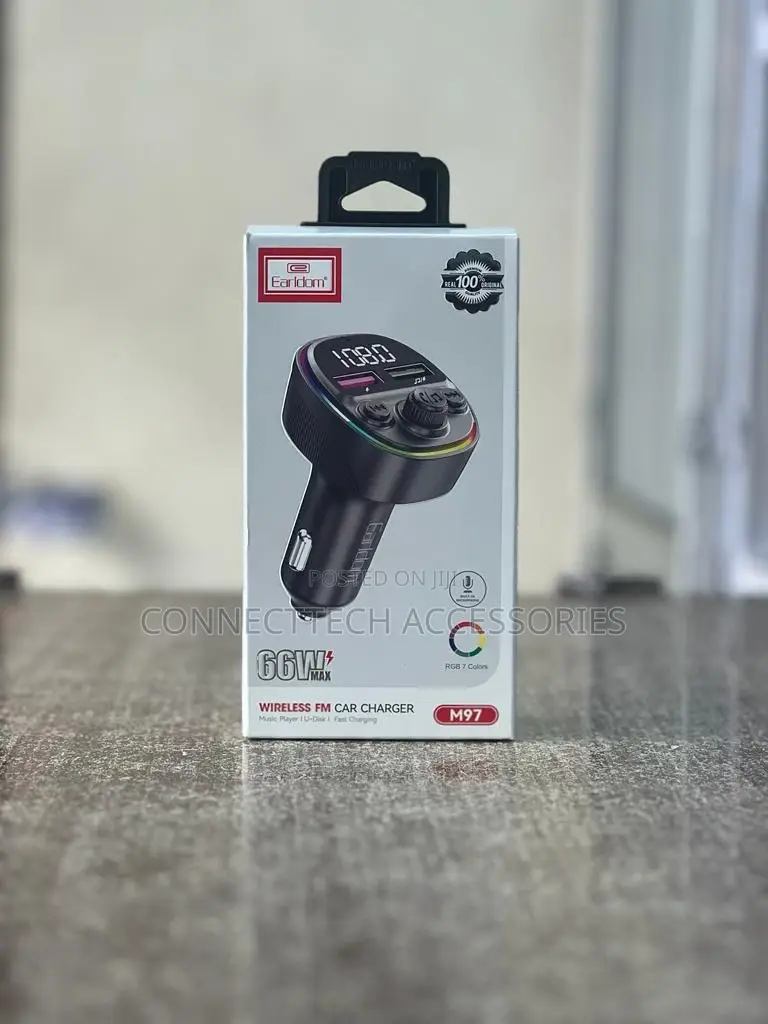 Earldom M97 66w Wireless FM Car Charger