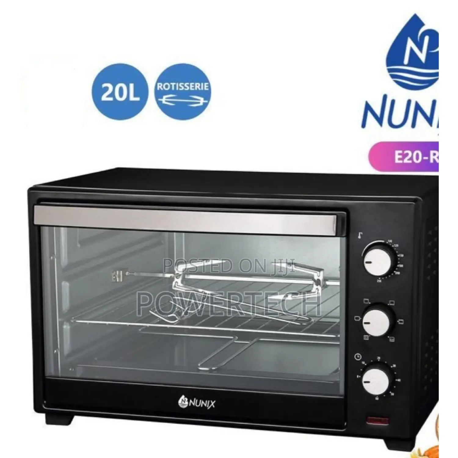 20L Electric Oven With Rotisserie -Nunix
.