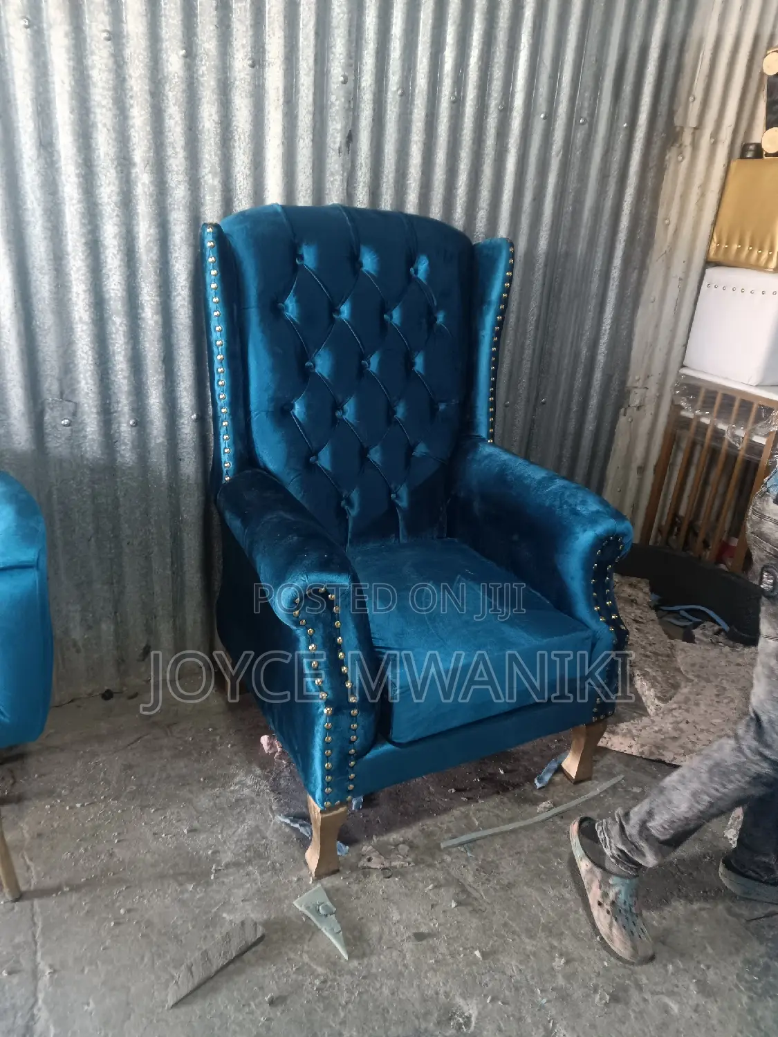 Pedicure Seat, Turkuish Green 