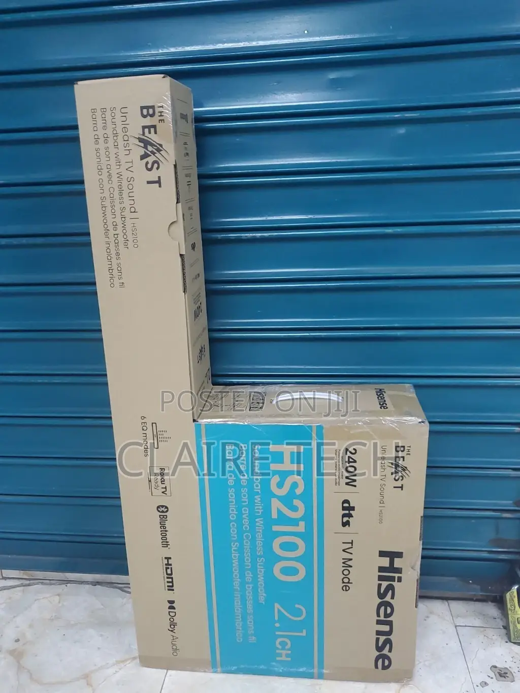Hisense 2.1ch Sound Bar With Wireless Speaker,240watts