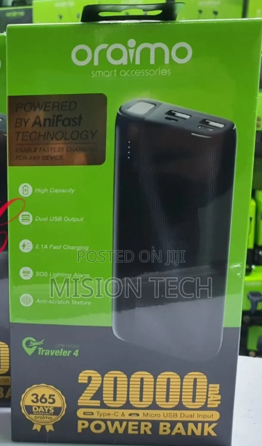 Oraimo Traveler 4 20,000mah P204D Power Bank
