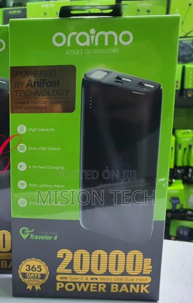 Oraimo 4 20,000mah P204D Power Bank
