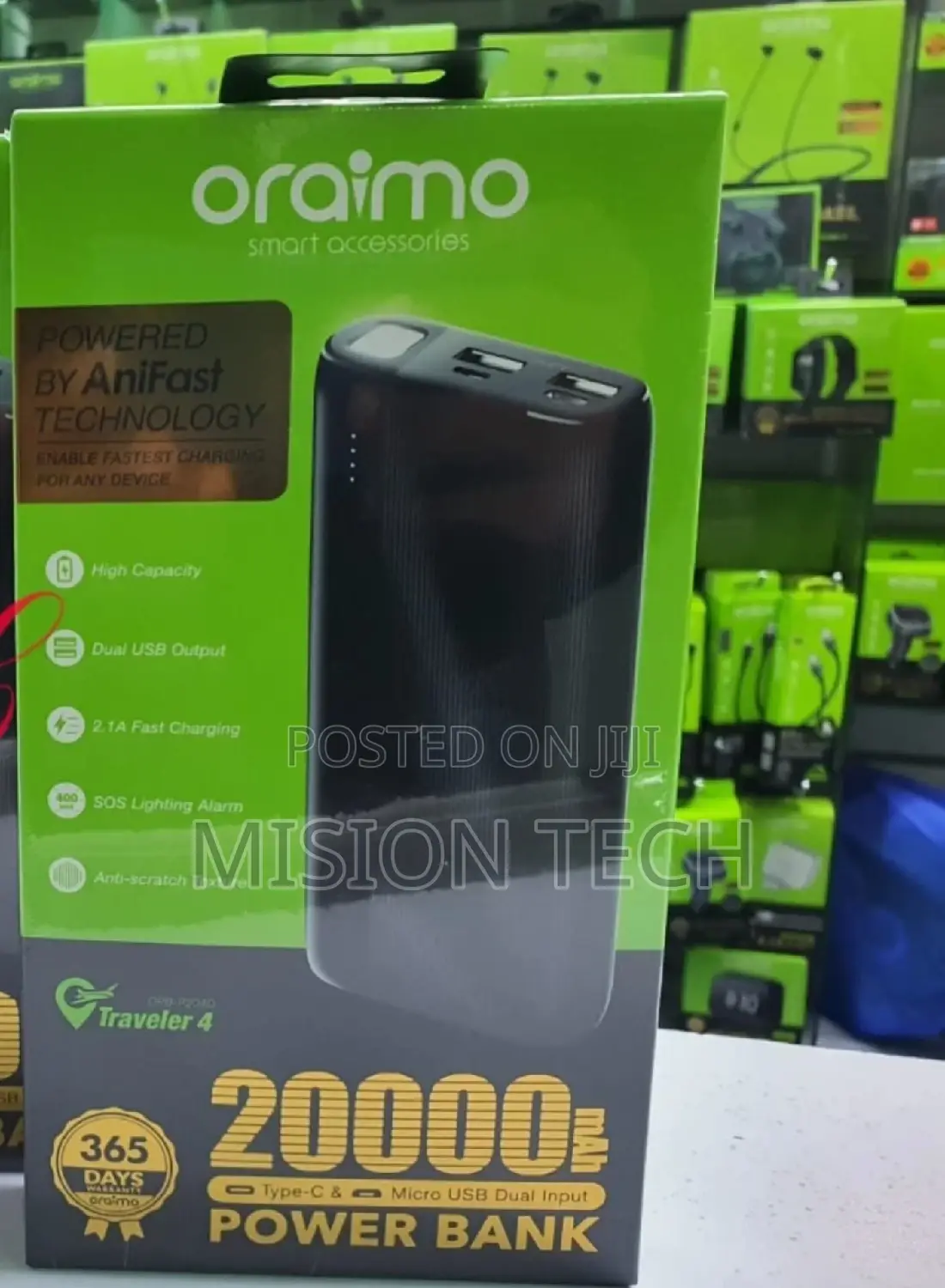 Oraimo 4 20,000mah P204D Power Bank