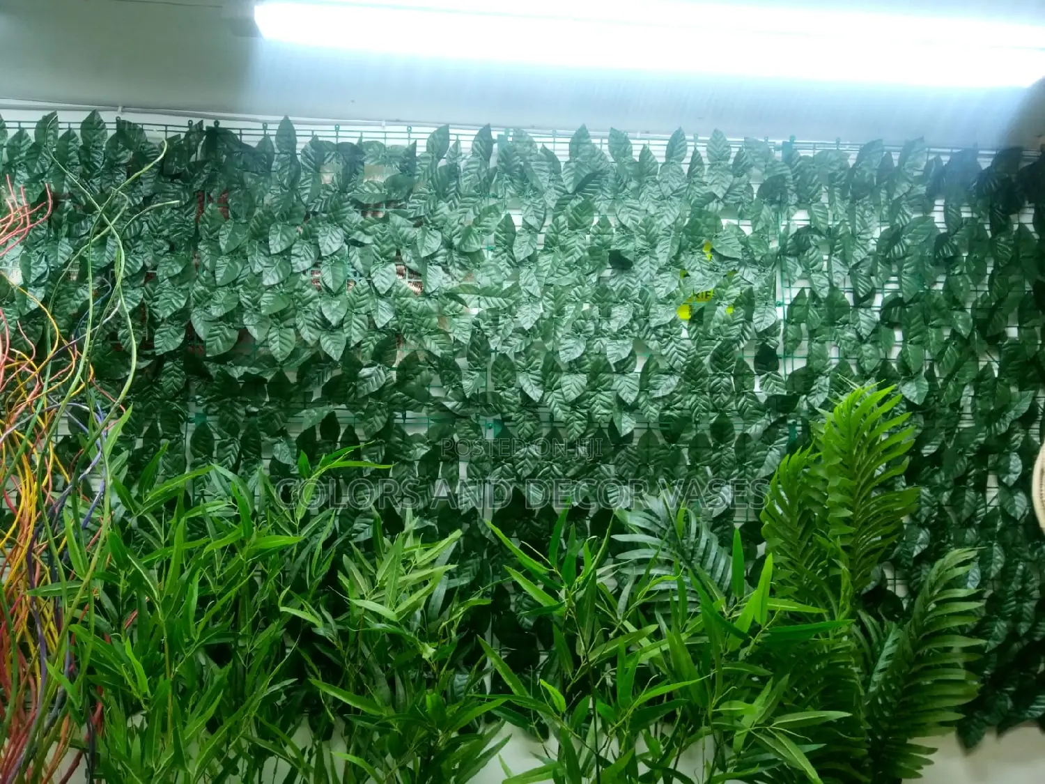 Leafy Wall Panel Artificial 3m By 1m