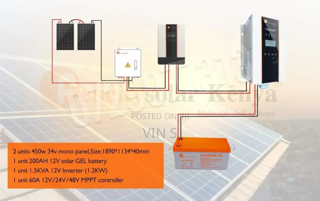 1.5kva Solar Power System* Solar Power System, Solar 1.5kva