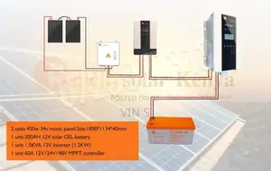 1.5kva Solar Power System* Solar Power System, Solar 1.5kva