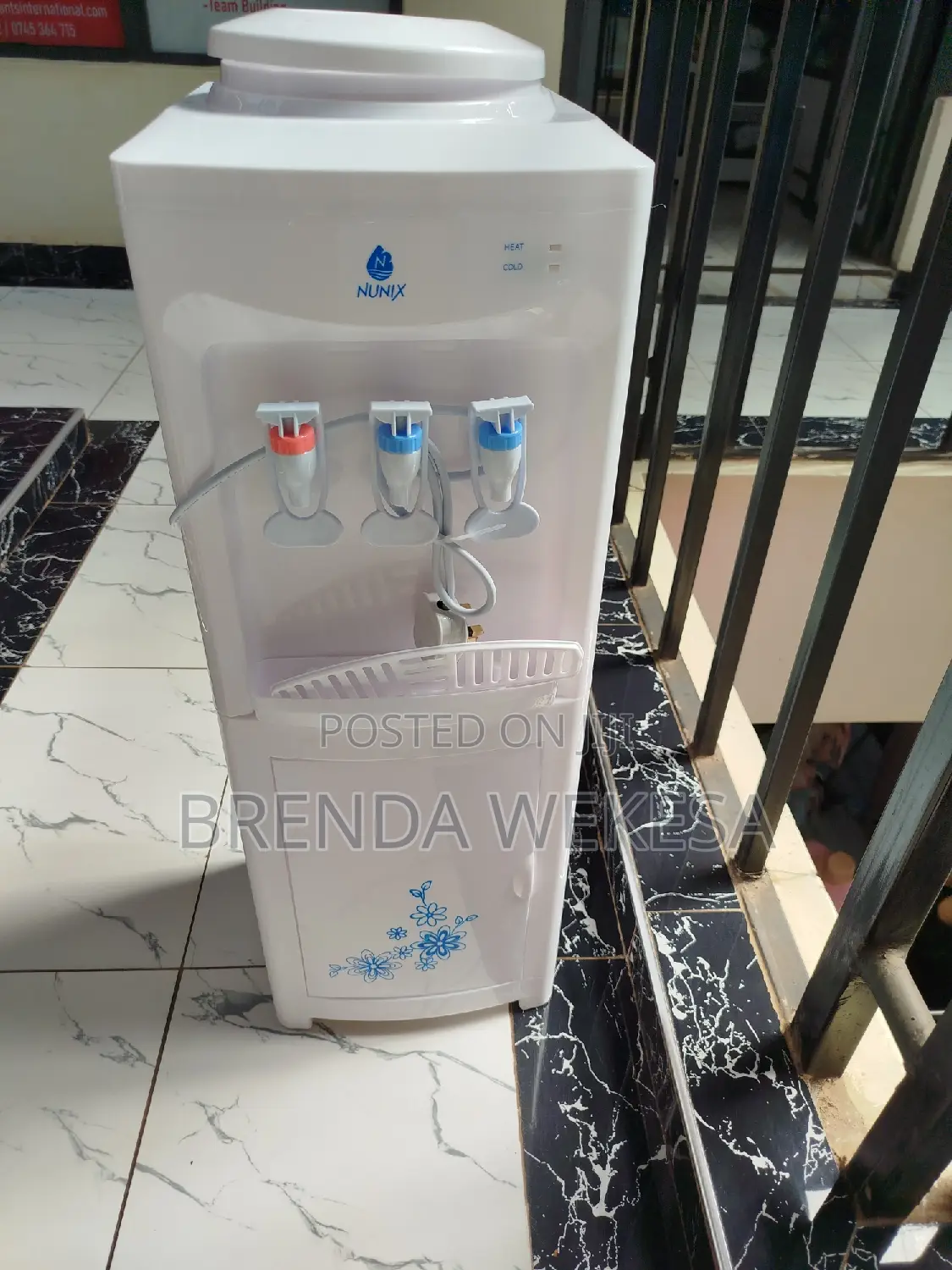 Nunix Q7c 3 Taps Water Dispenser Hot Normal and Cold