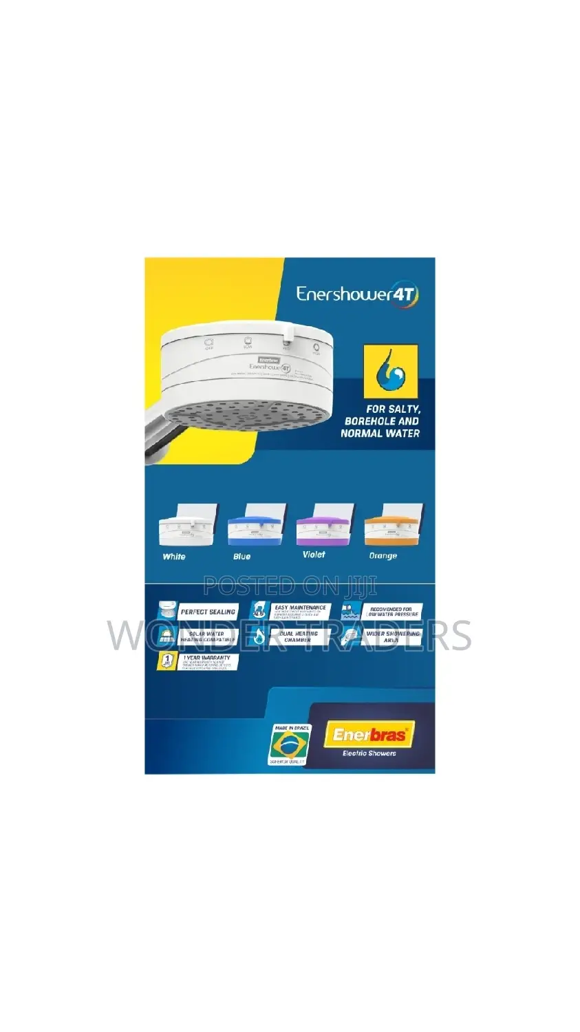 *Hot Water Shower Head*
*Original Enershower Enerbrs4t*