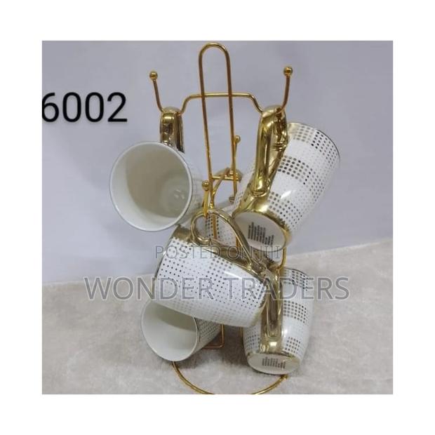 6 PCS Golden Mugs ,Mugs
