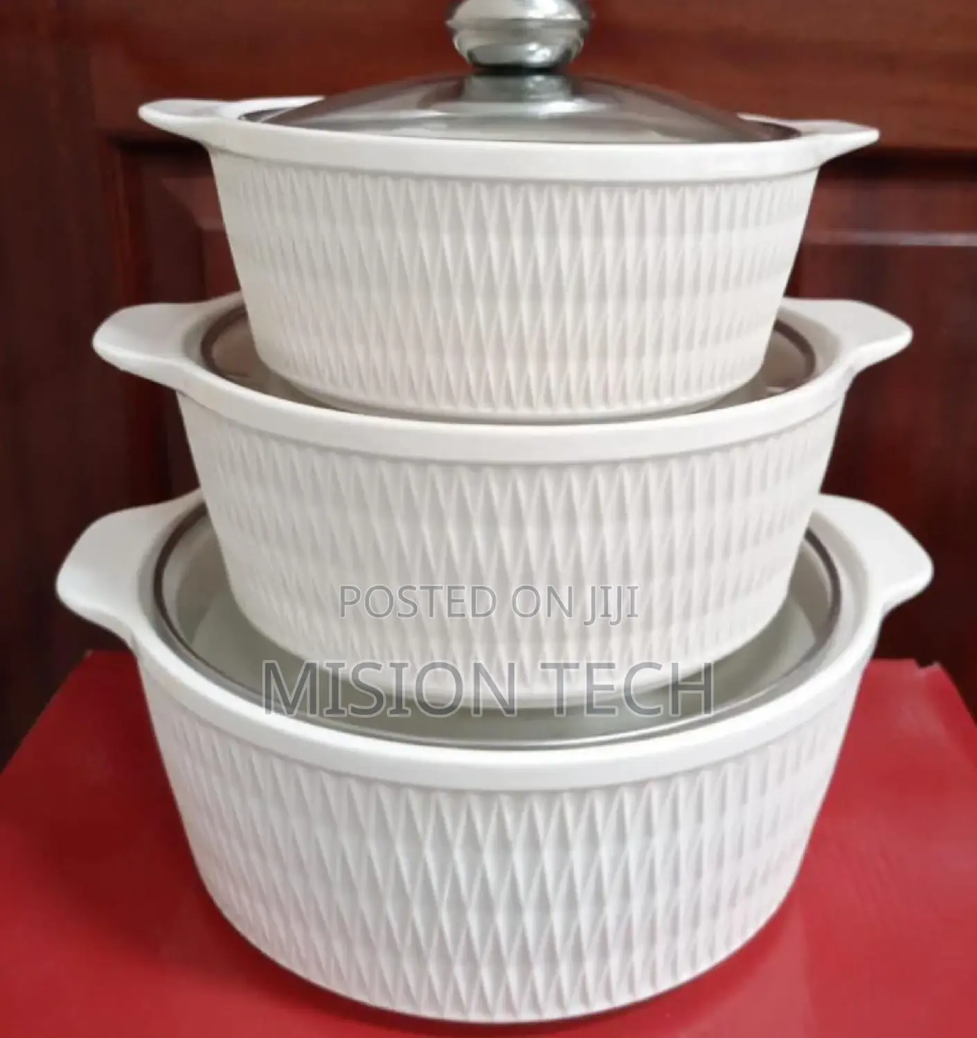 3pcs Set Ceramic Casserol Set