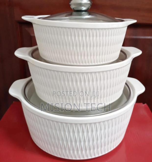 3pcs Set Ceramic Casserol Set