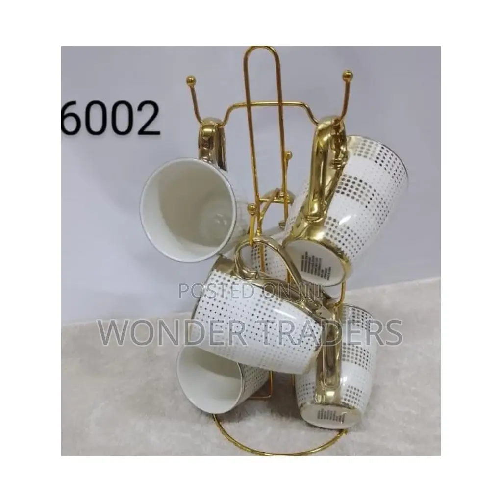 6 PCS Golden Mugs ,6 PCS Golden Mugs