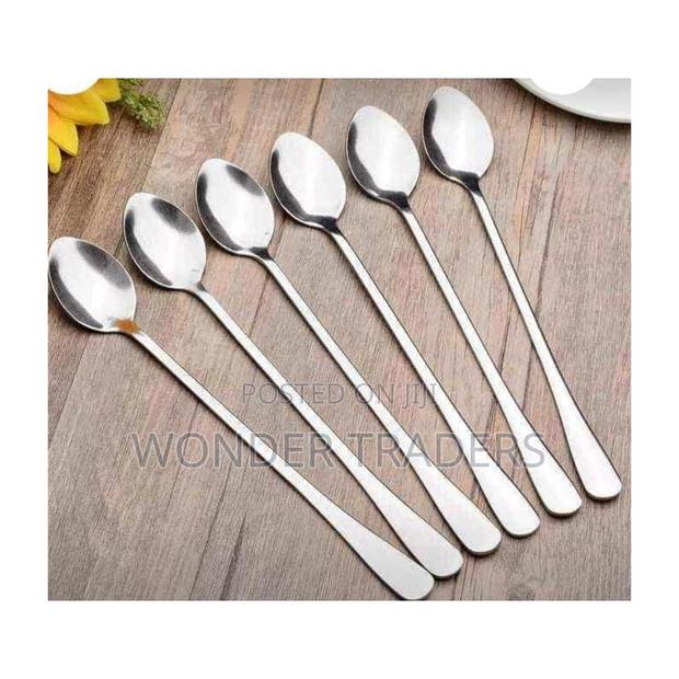 6 PCS Long Tea Spoon Set - main view
