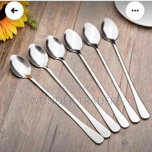 Stainless Long Tea Spoons 6pcs