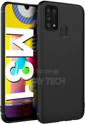 Samsung Galaxy M31 Case, M315F, Matte Black Shockproof TPU G