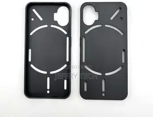 Nothing Phone (1) Case, Matte Black Shockproof Silicone Gel
