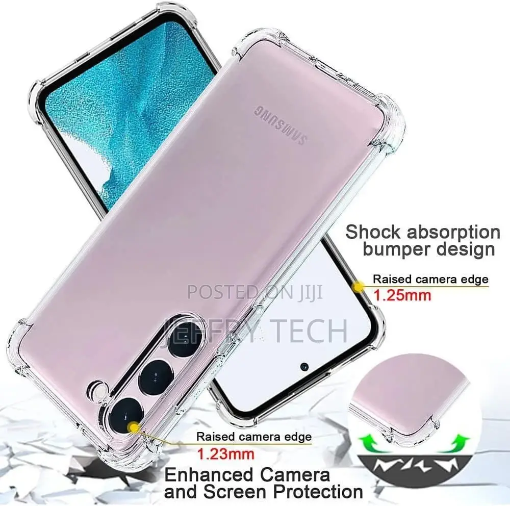Clear Case for Samsung Galaxy A05S, Slim Silicone Shockproof