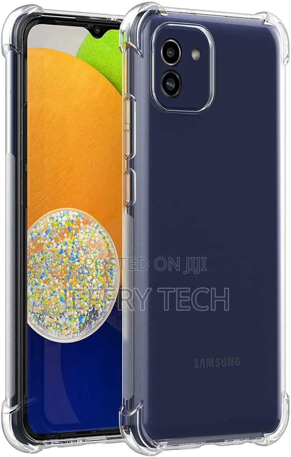 Samsung Galaxy A03 2022 Case Clear Shockproof Gel Phone Cove
