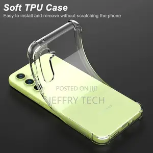 Samsung Galaxy A34 5G Case Clear Silicone Gel Phone Cover +