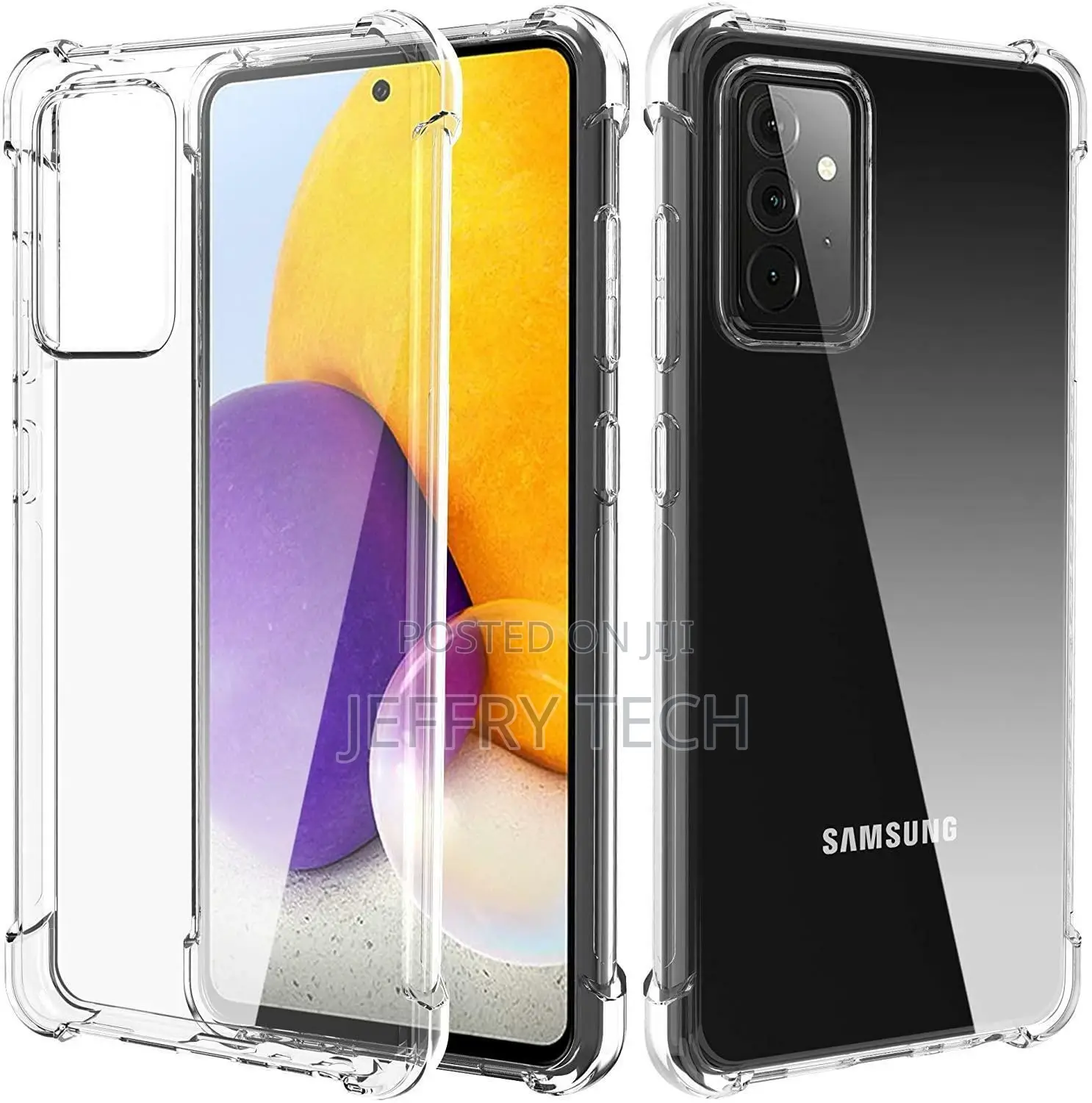Samsung Galaxy M52 5G Case, Slim Clear Gel Shockproof Silico
